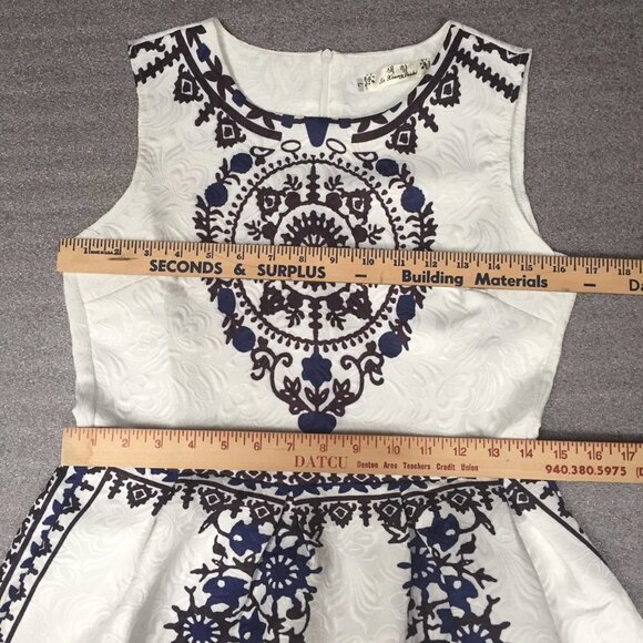 Se Xiang Fushi Tunic tagged L fits like a 6 small - Picture 6 of 8